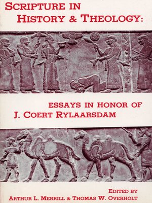 cover image of Scripture in History and Theology